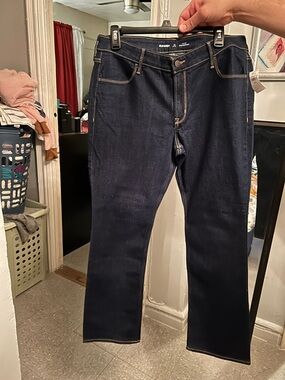 Old Navy Women's Dark Blue Wide-Leg Jeans